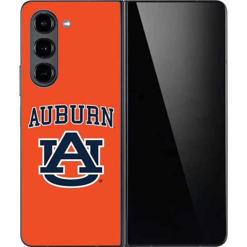 Auburn University AU Orange Galaxy Z Fold5 5G Skin